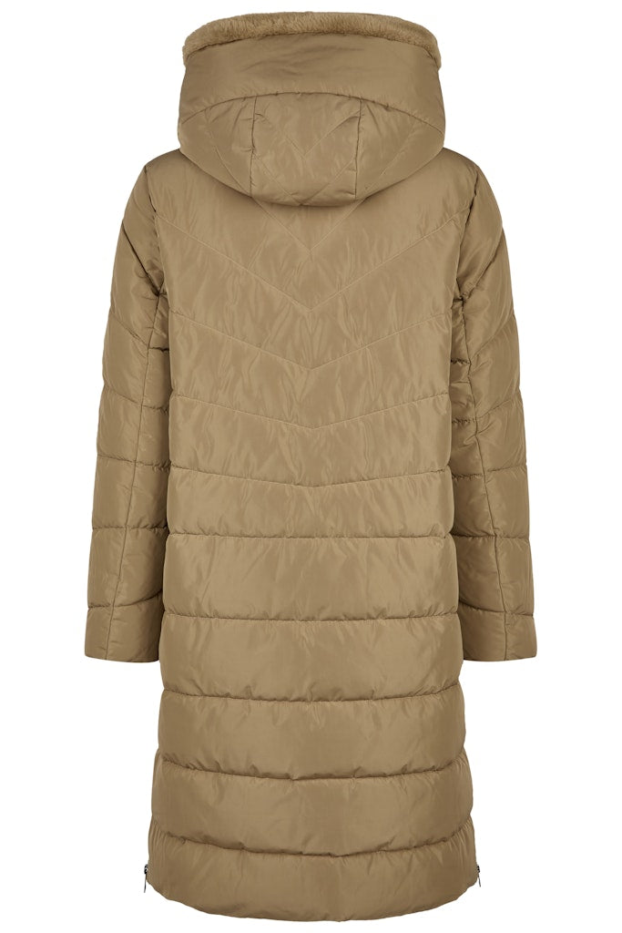 Lebek Damen Mantel Moss