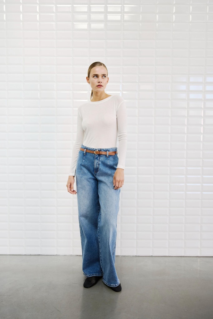 Withblack Damen T-Shirts Cloud White