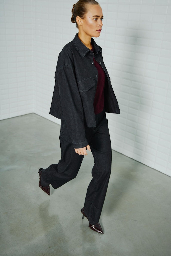 Withblack Damen Tops Blackwash