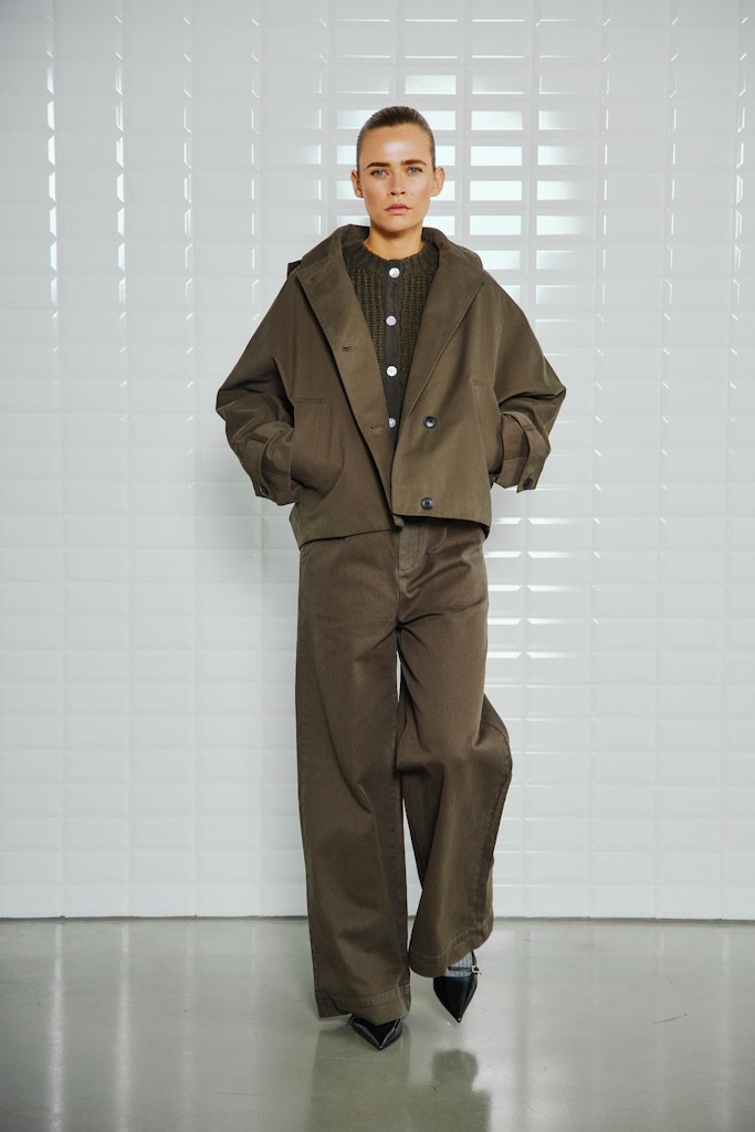 Withblack Damen Jacken Midnight Green