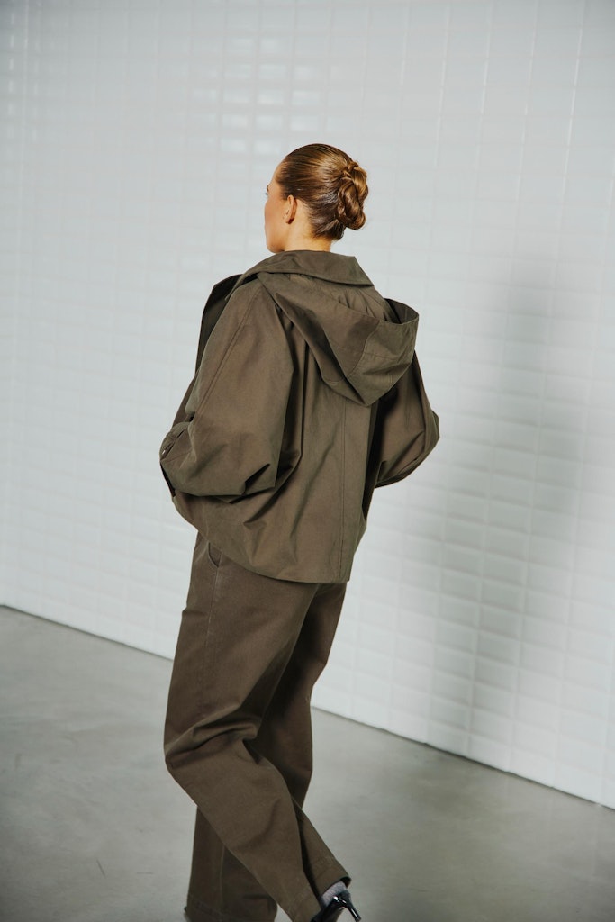 Withblack Damen Jacken Midnight Green