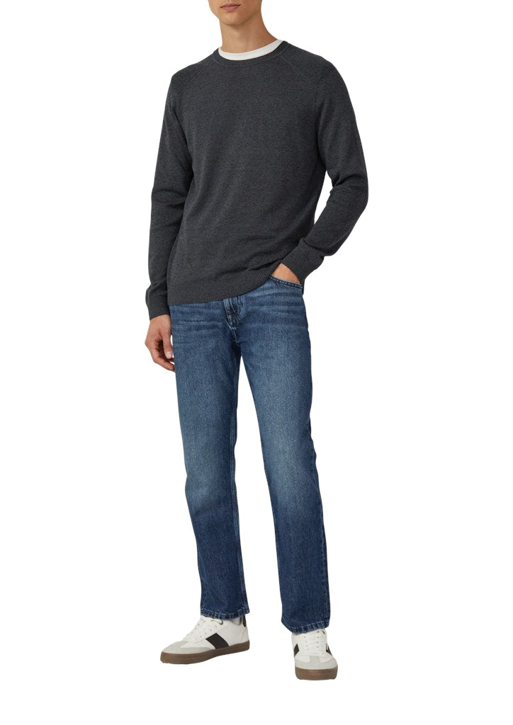 S. Oliver red Herren Pullover Grey/Black