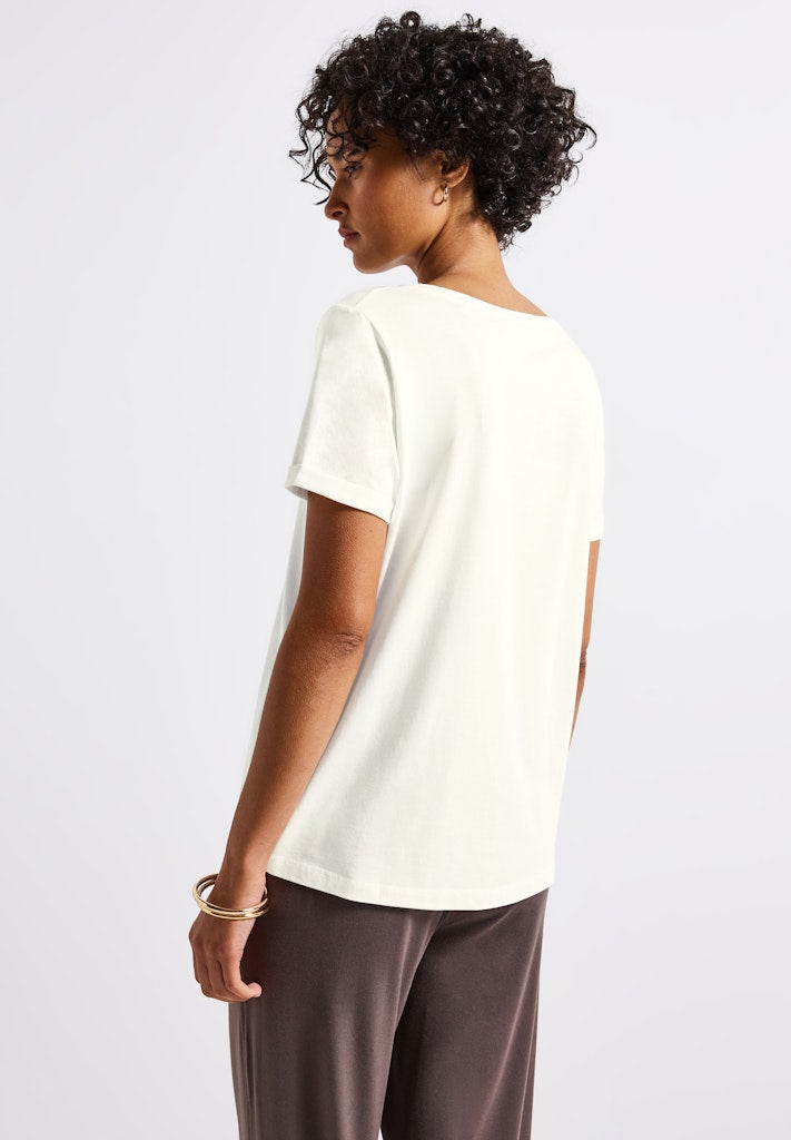 Street One Damen T-Shirts Off White