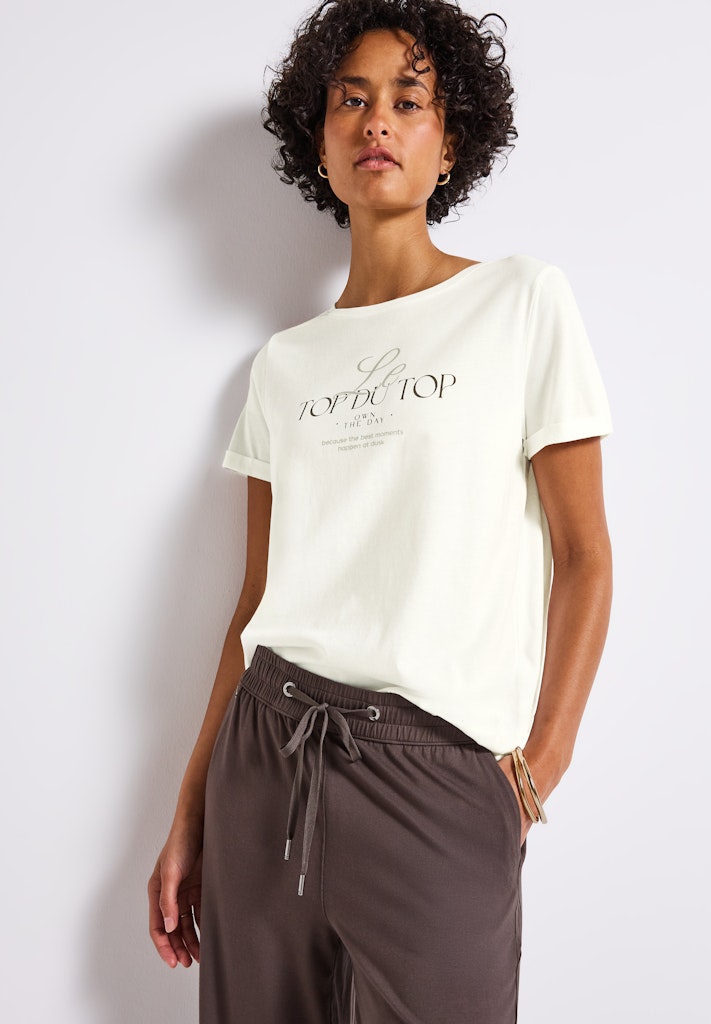 Street One Damen T-Shirts Off White