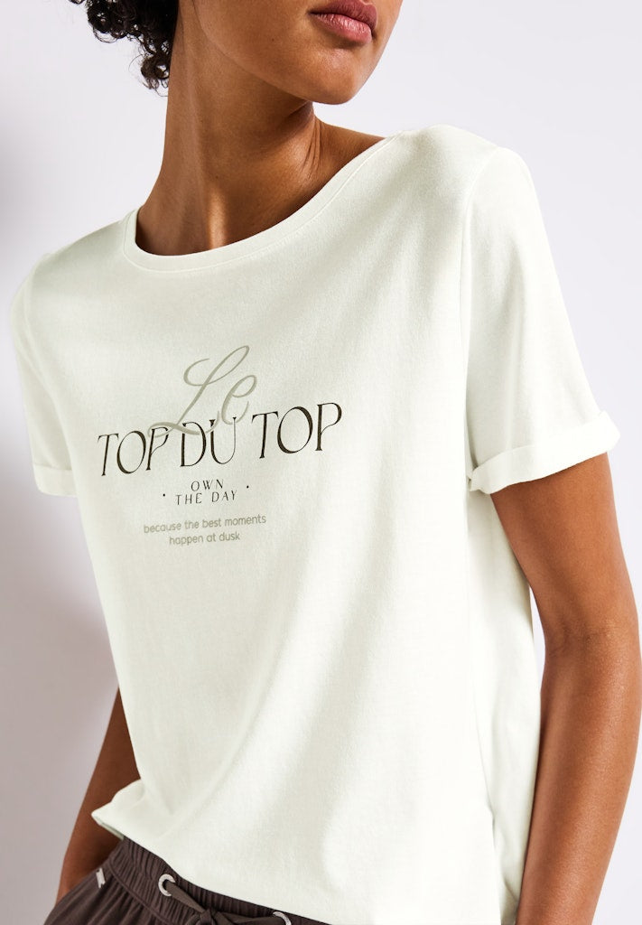 Street One Damen T-Shirts Off White