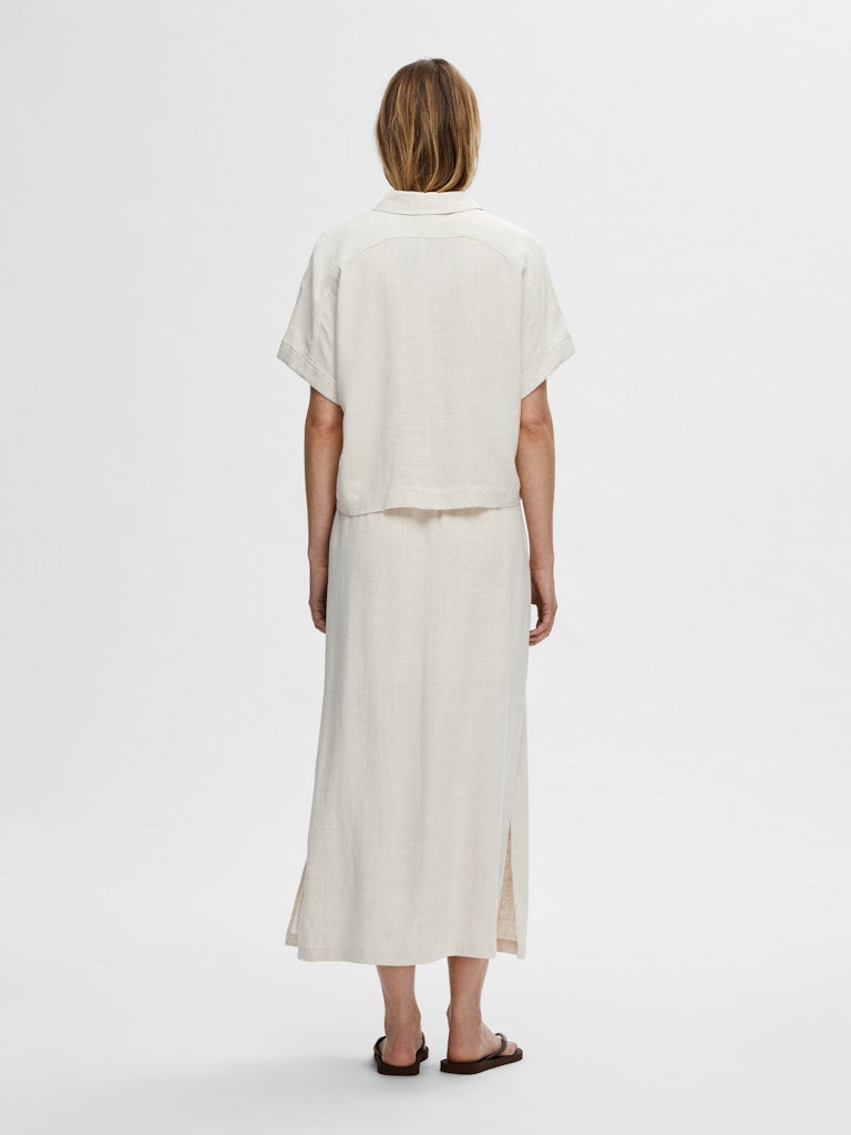 Selected Femme Damen Blusen Sandshell