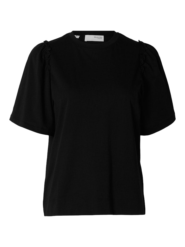 Selected Femme Damen T-Shirts Black