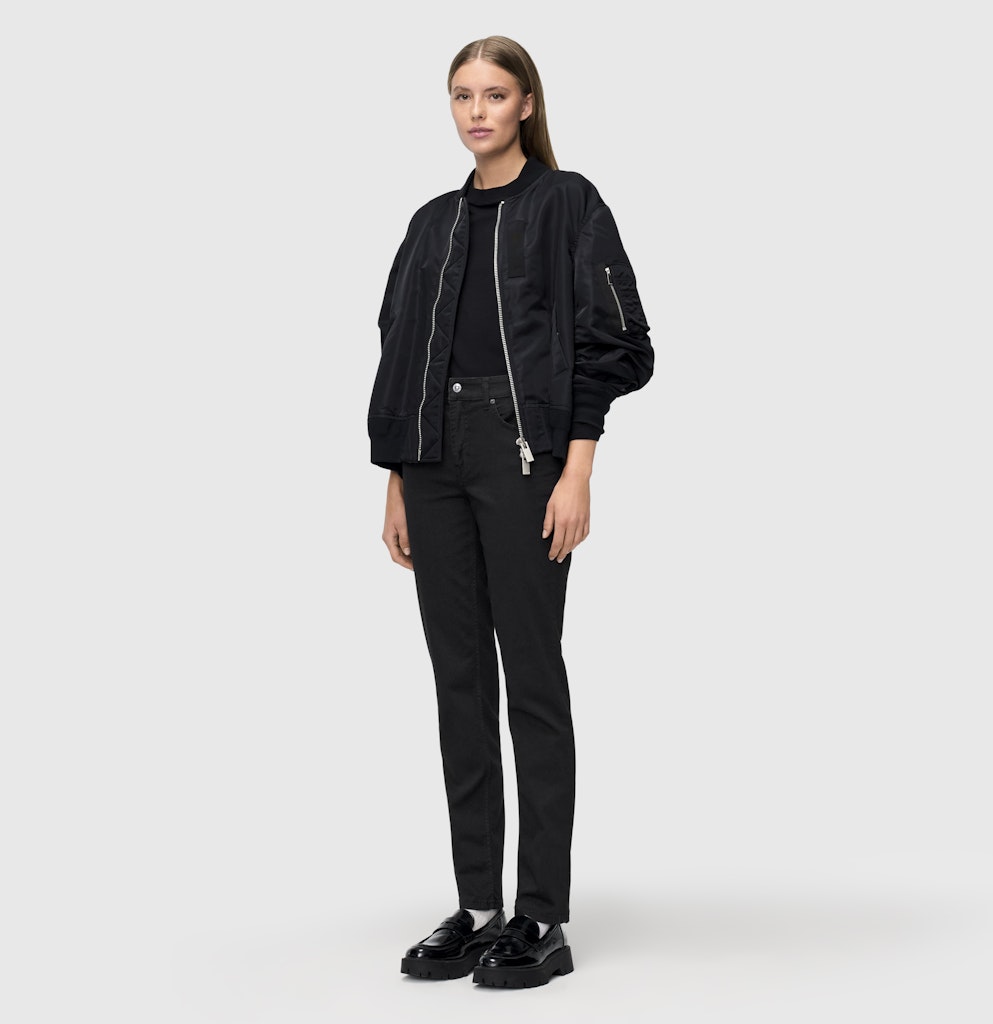 Mac Damen Jeans Black-Black