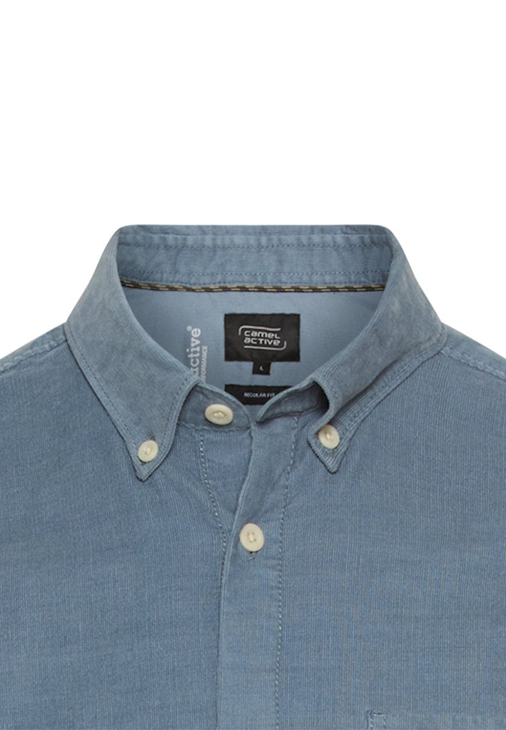 Camel active Herren Hemden Stone Blue
