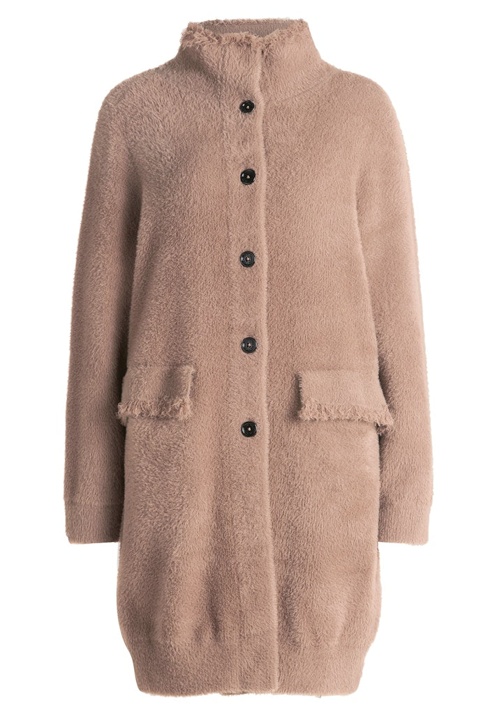 Amber & June Damen Strickjacken Chocolate