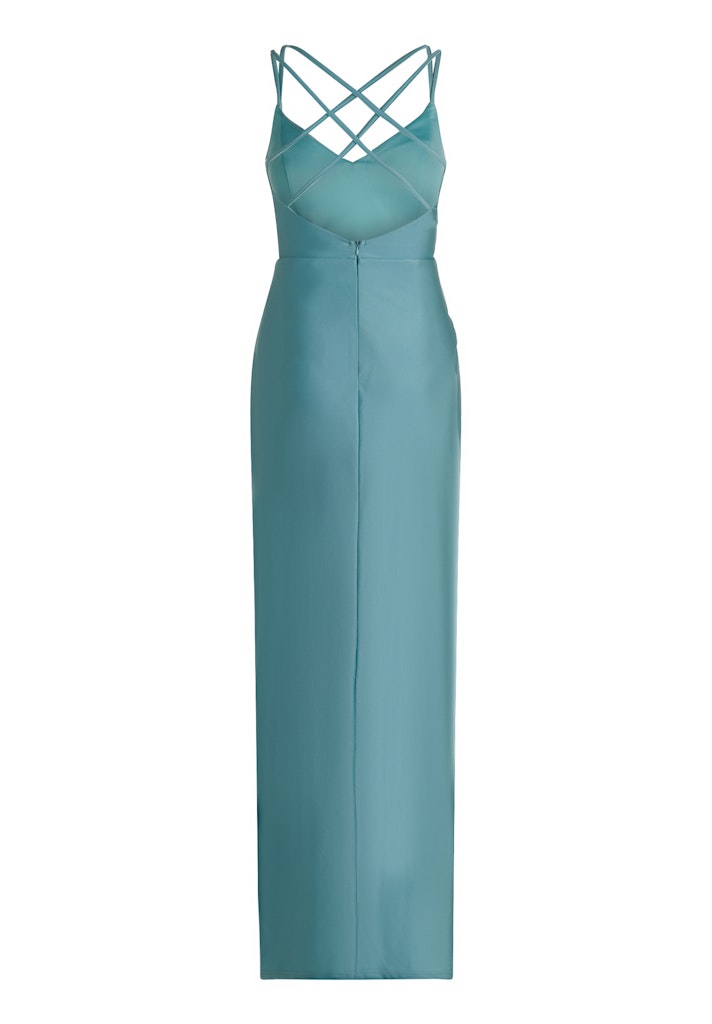 Vera Mont Damen Kleider Night Turquoise