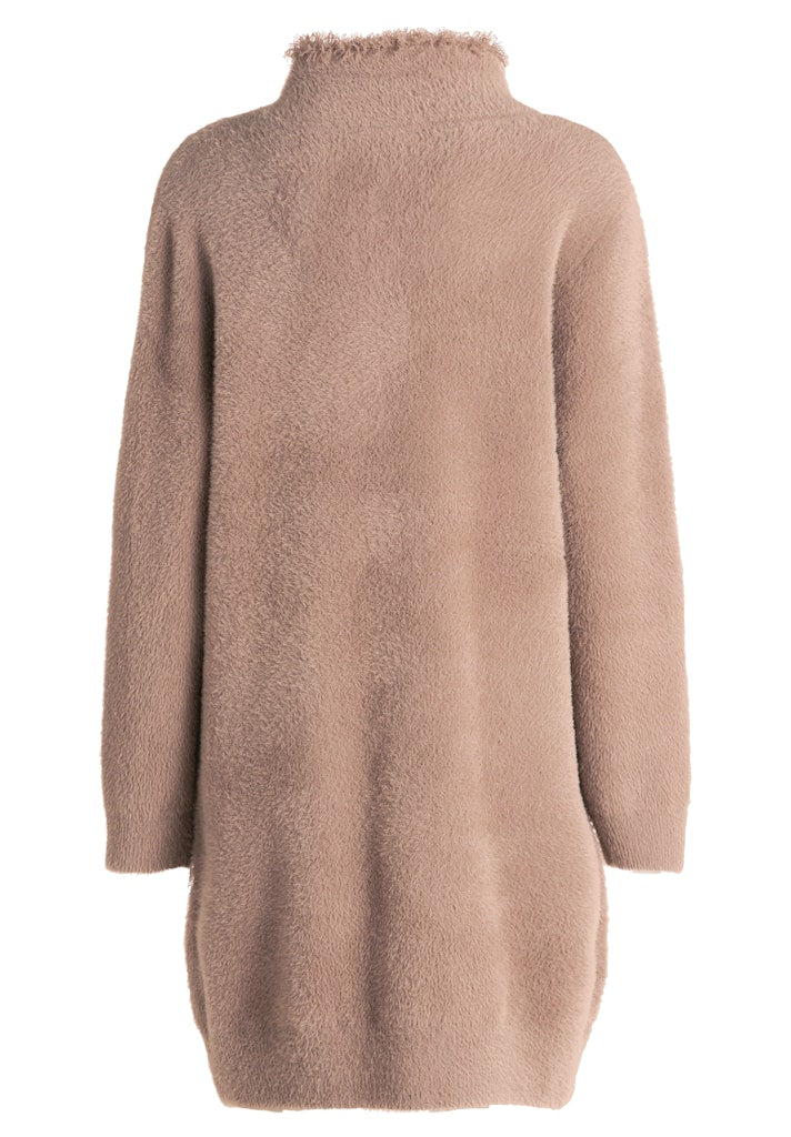 Amber & June Damen Strickjacken Chocolate