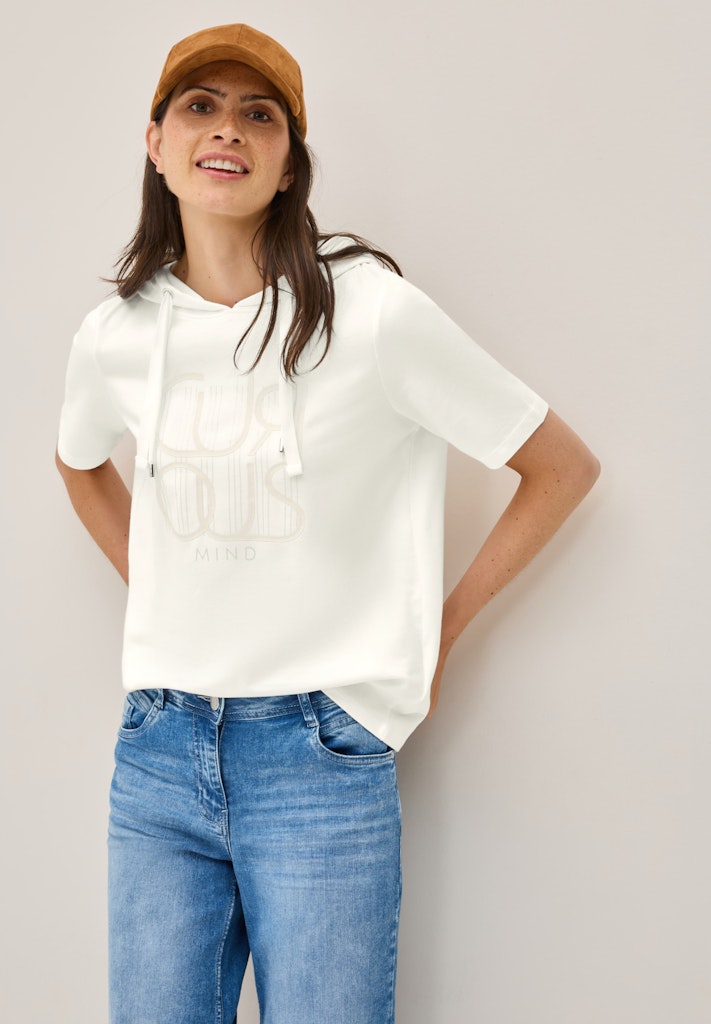 Cecil Damen T-Shirts Vanilla W