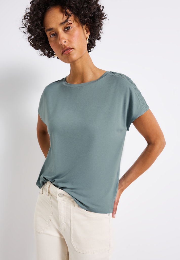 Street One Damen T-Shirts Arona Blu