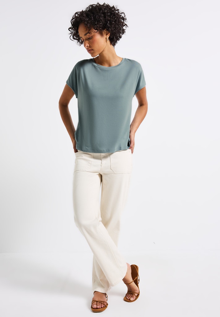 Street One Damen T-Shirts Arona Blu