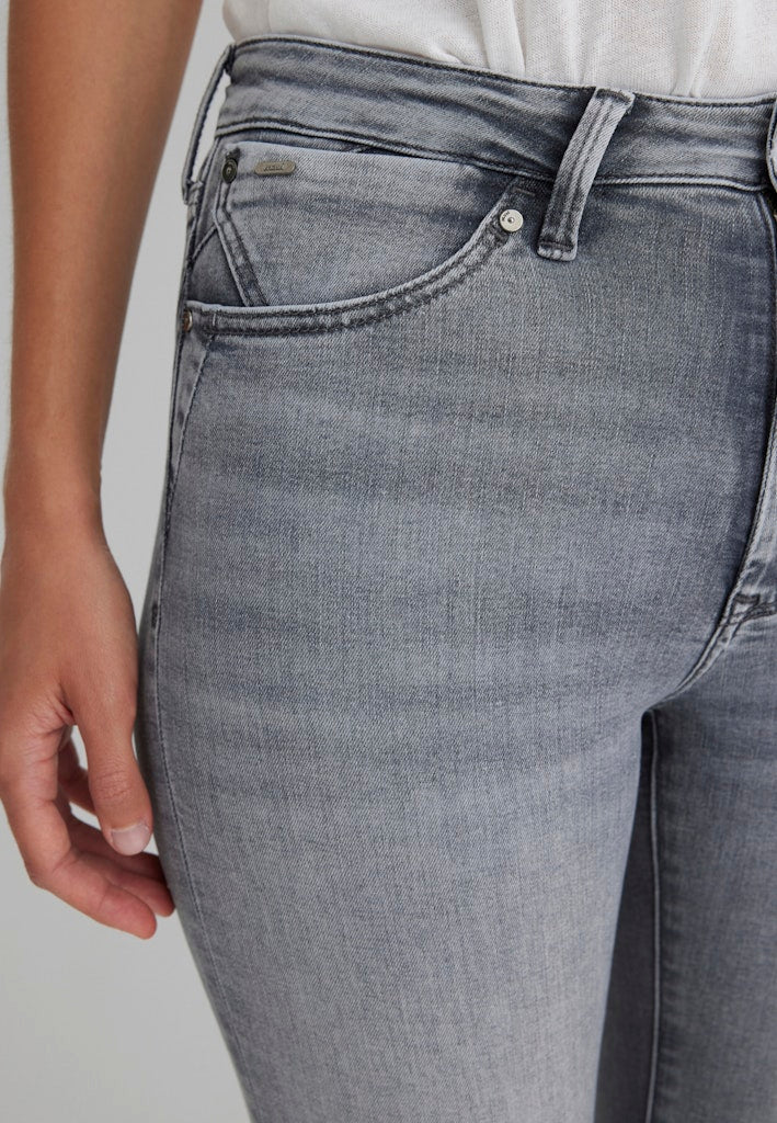 Mavi Damen Jeans Grey Brushed Gl