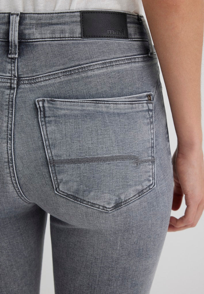 Mavi Damen Jeans Grey Brushed Gl