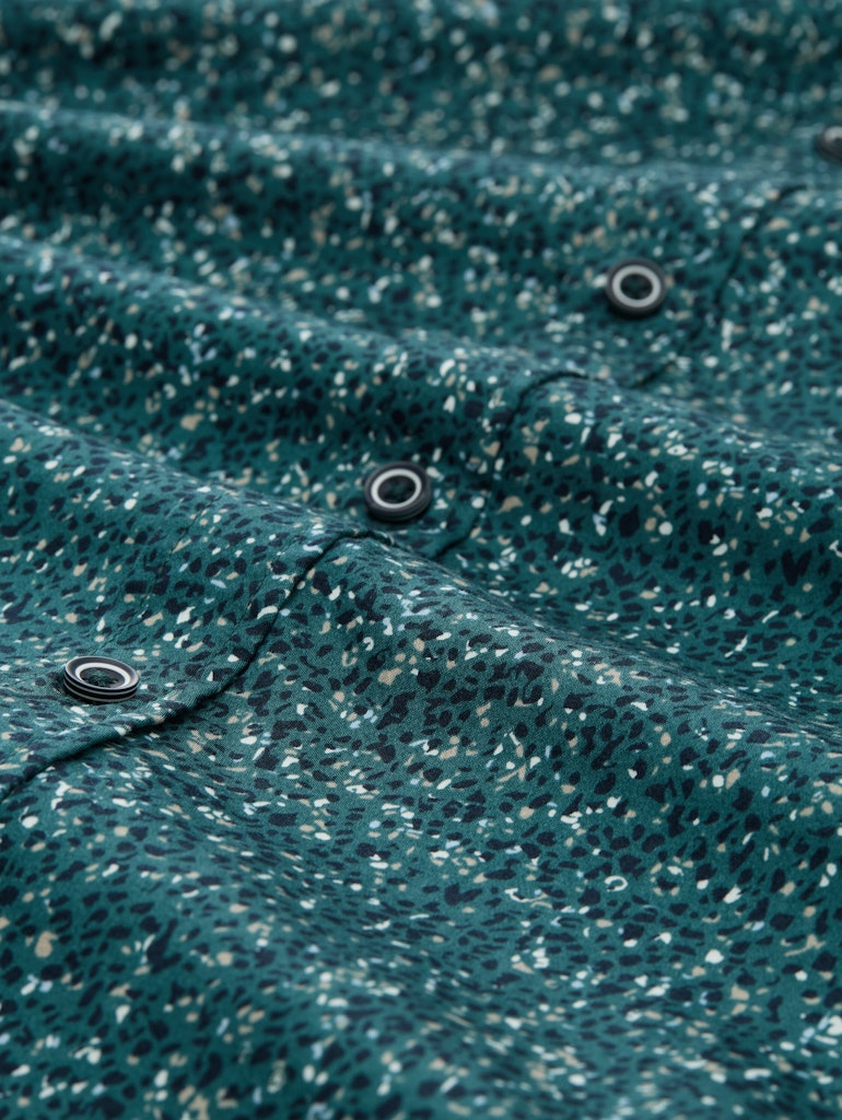 Tom Tailor Herren Hemden lang Green Irregular