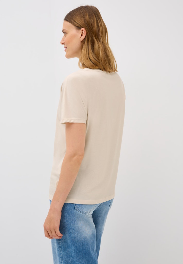 Cecil Damen T-Shirts Light Bei