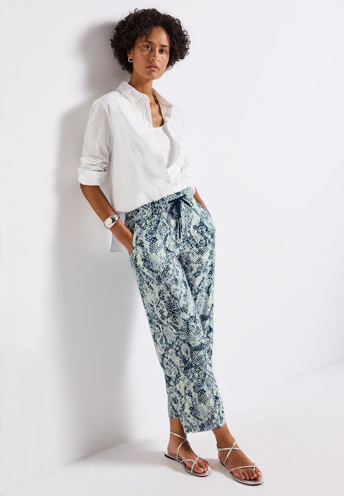 Street One Damen Hosen  Arona Blu