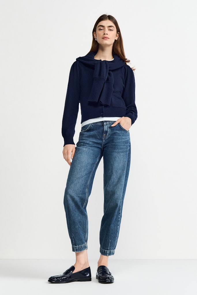 Rich & Royal Damen Jeans Denim Blue