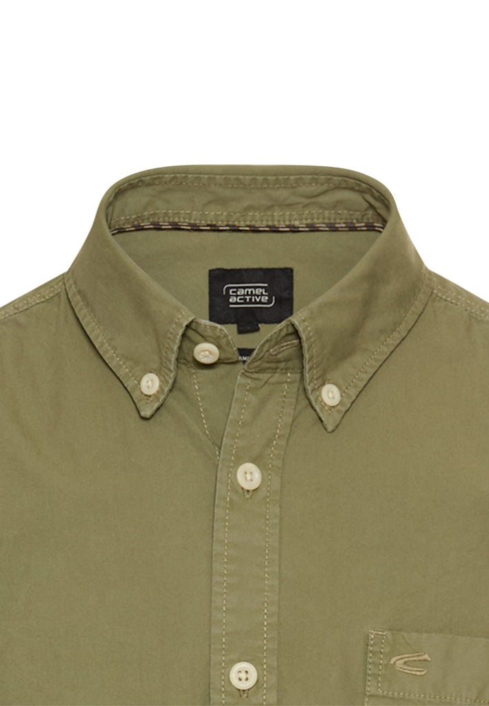 Camel active Herren Hemden Dusty Khaki