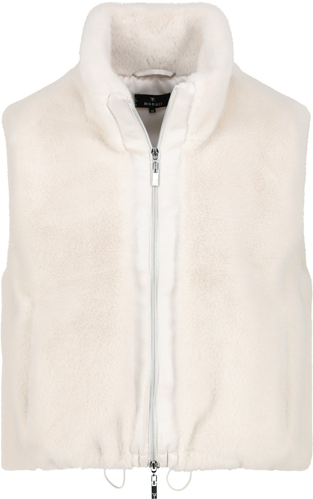 Monari Damen Outdoorwesten Oat Milk