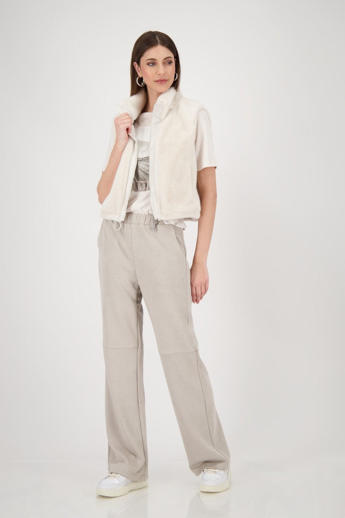 Monari Damen Outdoorwesten  Oat Milk