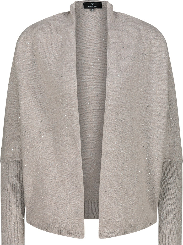 Monari Damen Strickjacken  Greige