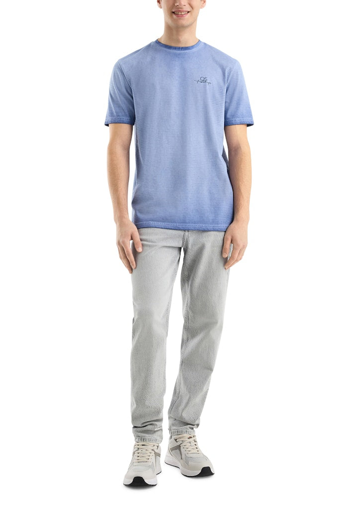 QS by S.Oliver Herren T-Shirts kurz Blue