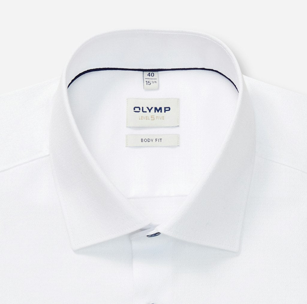 Olymp Herren Hemden lang  Weiss