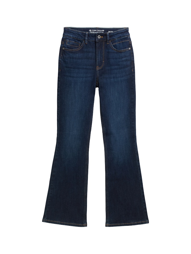 Tom Tailor Damen Jeans Dark Blue Denim