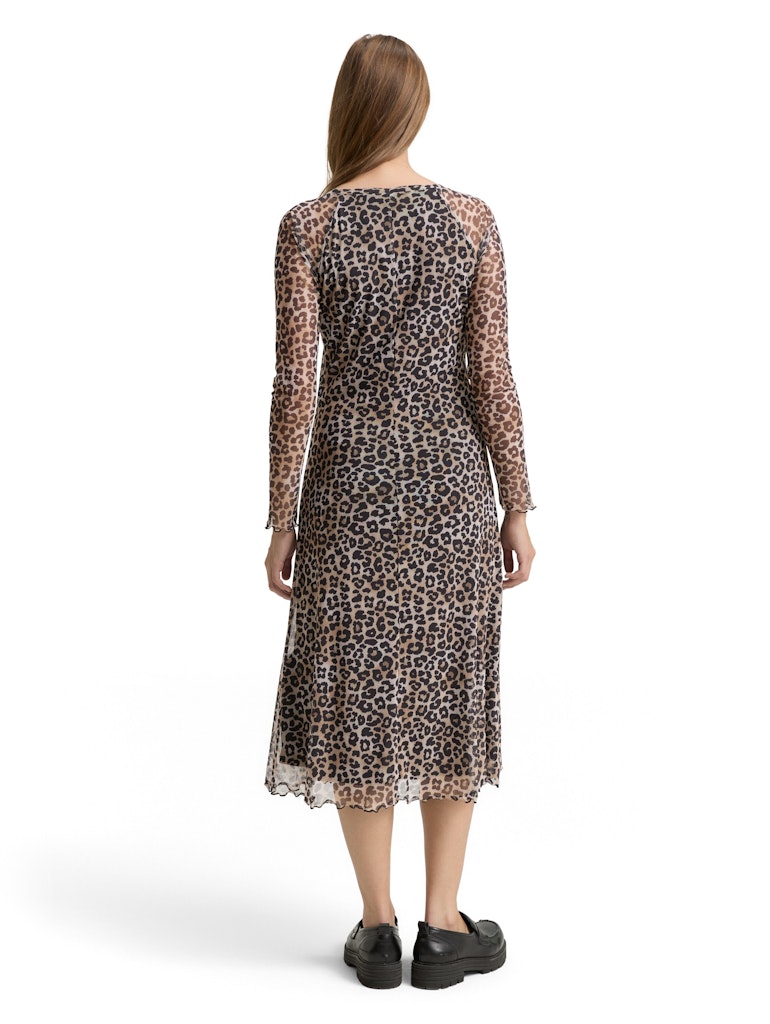 Tom Tailor denim Damen Kleider Leo Print