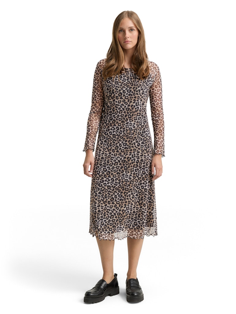Tom Tailor denim Damen Kleider Leo Print
