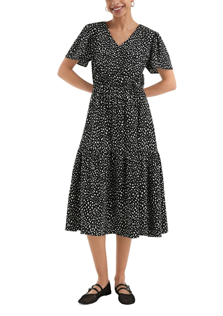 QS by S.Oliver Damen Kleider Grey/Black