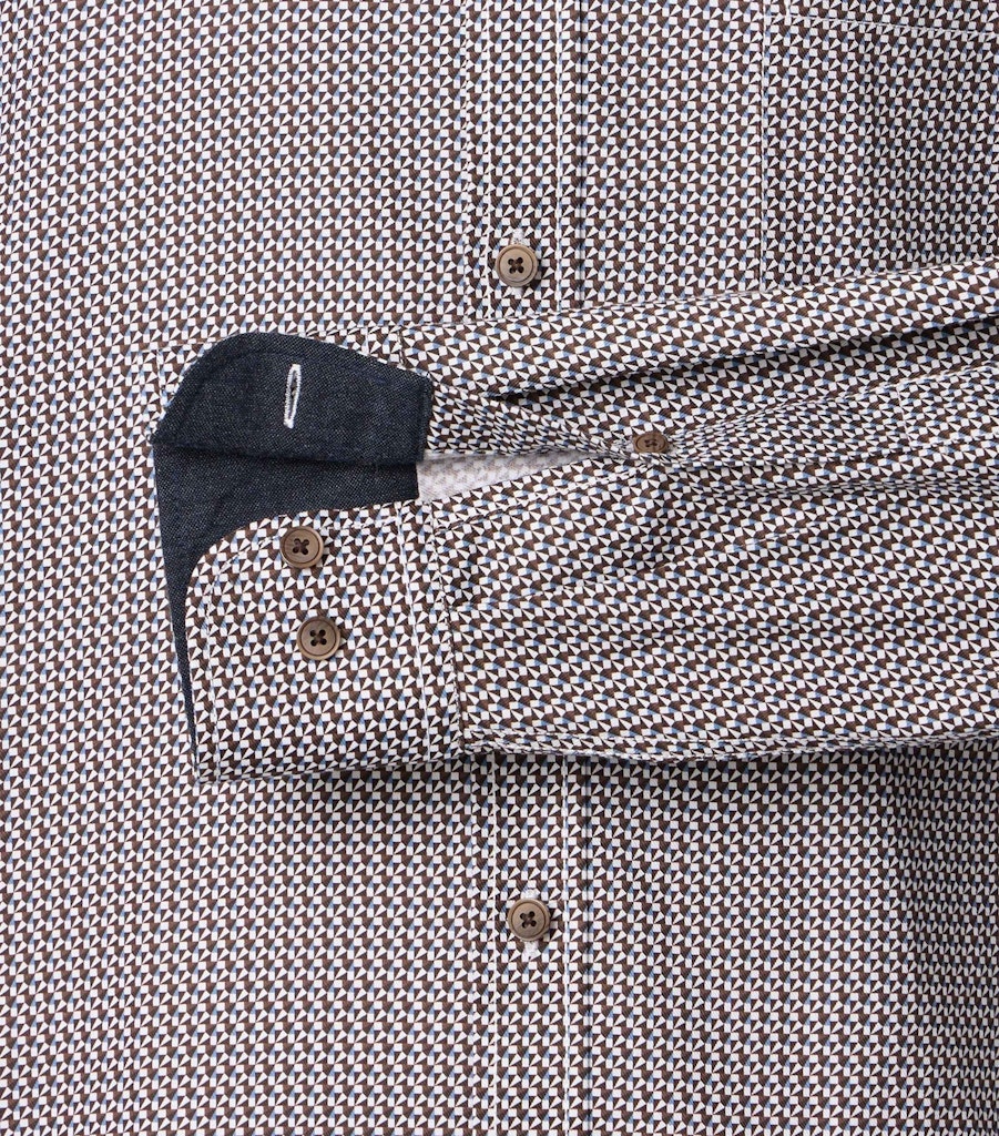 Casa Moda Herren Hemden Braun