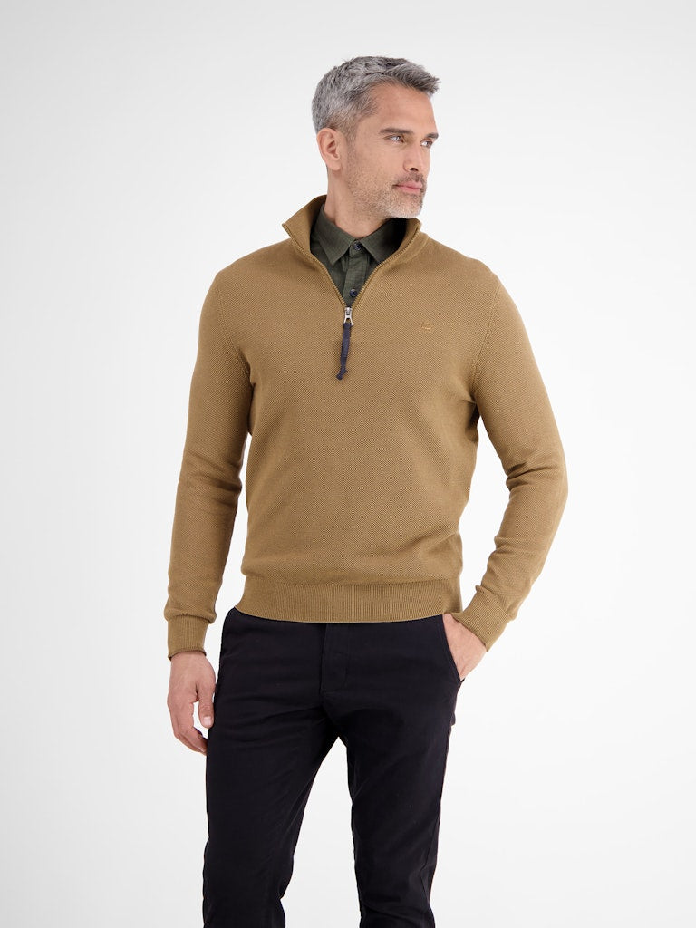 Lerros Herren Pullover Light Coffee