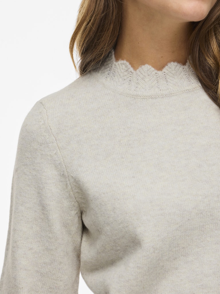 Vila Damen Pullover Super Light Nat