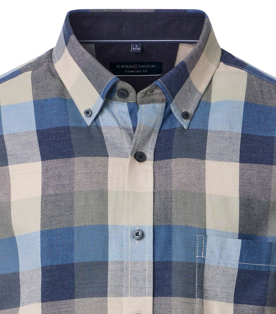 Casa Moda Herren Hemden Blau