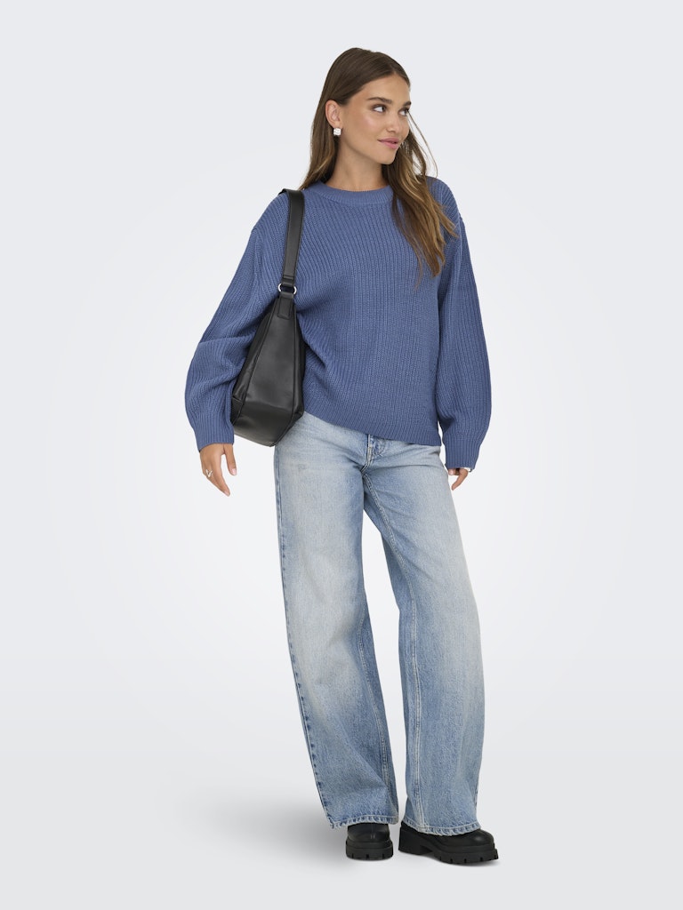 Only Damen Pullover Vintage Indigo