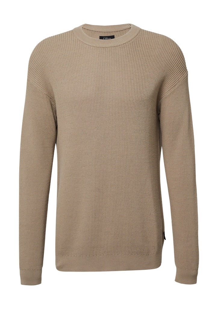 S. Oliver black Herren Pullover Brown