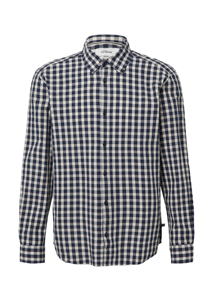 S. Oliver red Herren Hemden lang Blue