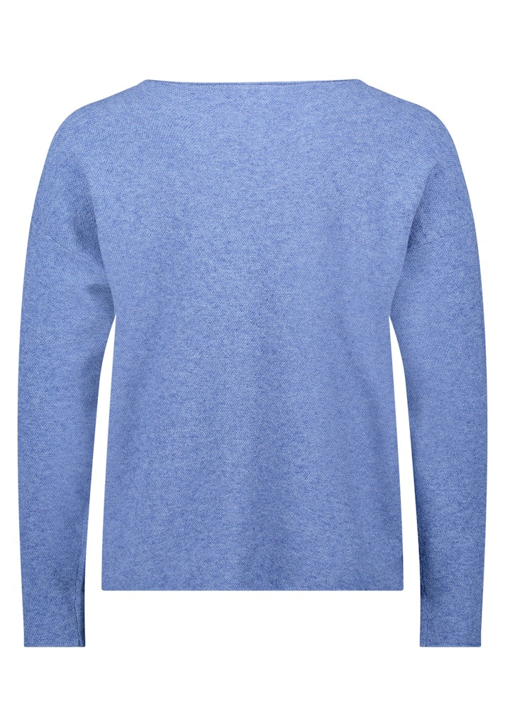 Betty & Co Damen Pullover Middle Blue Mel