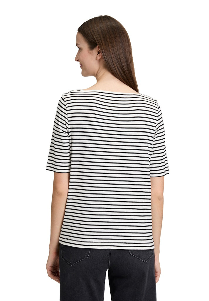 Betty & Co Damen T-Shirts Cream/Black