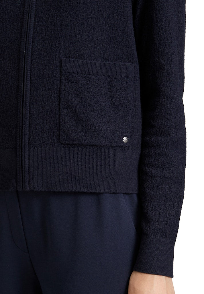 Betty & Co Damen Strickjacken Navy Blue
