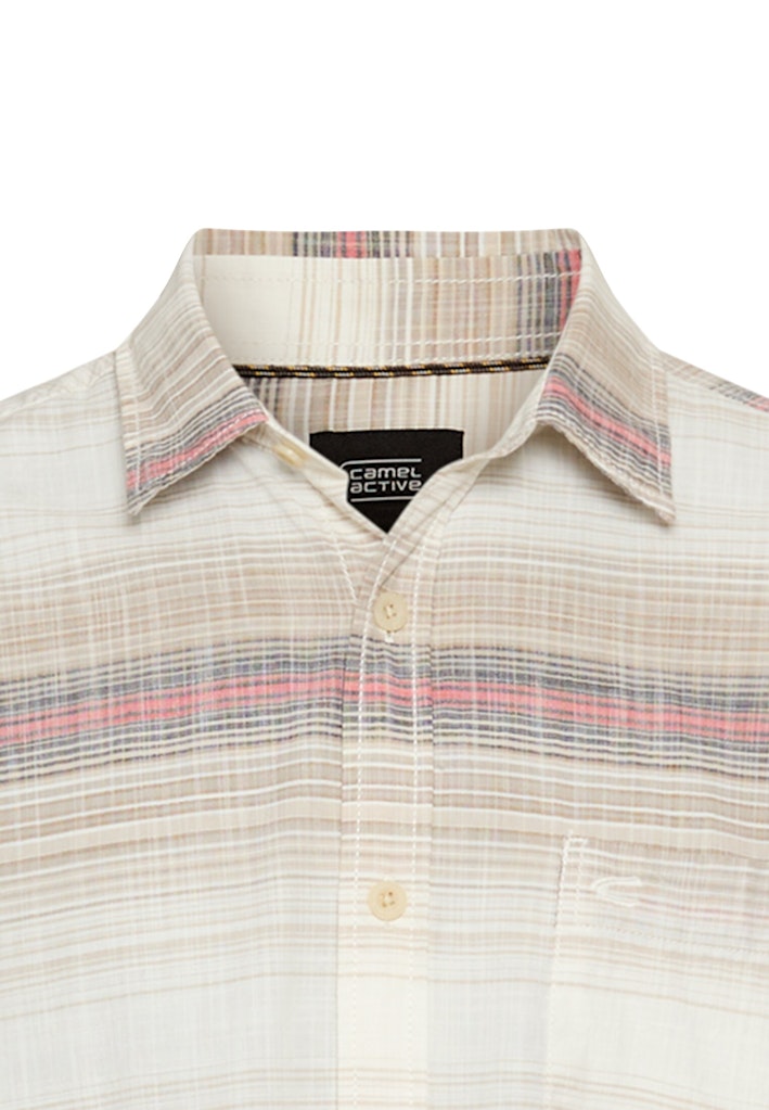 Camel active Herren Hemden kurz Sunfaded Red