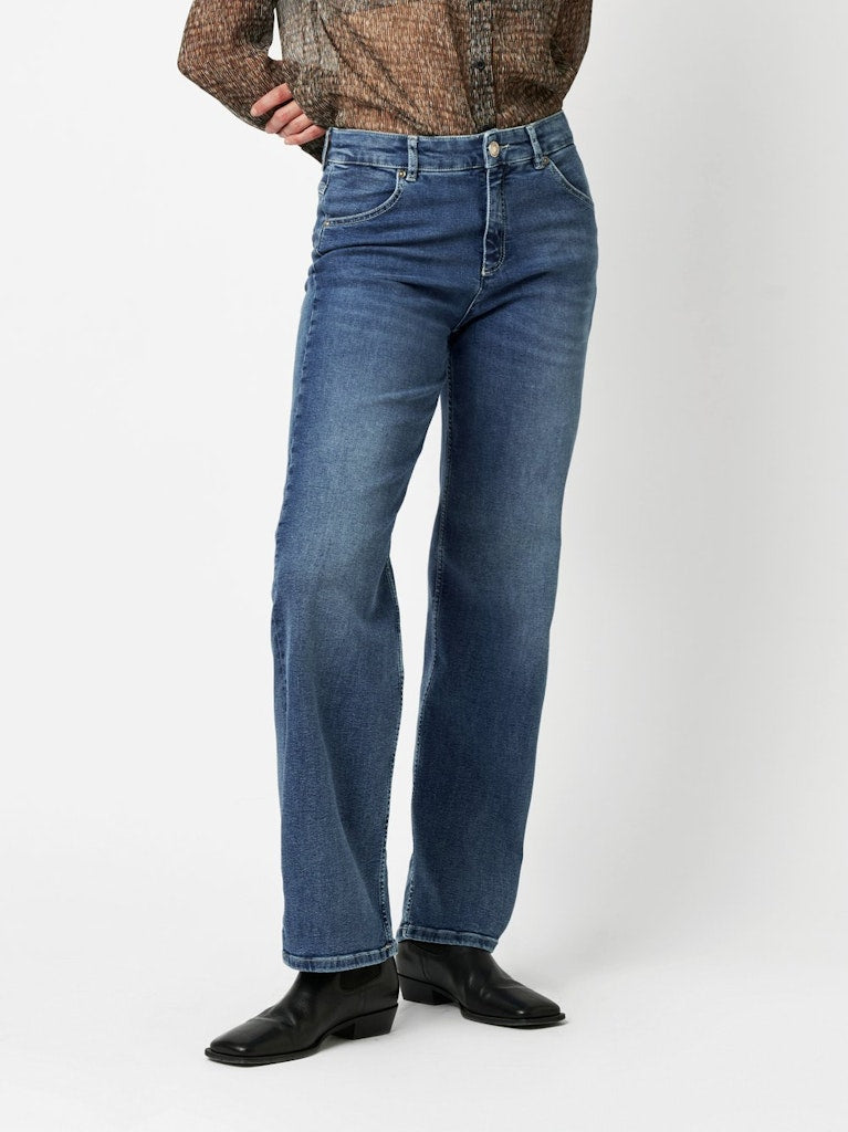 Toni Dress Damen Jeans Blue Bleached A