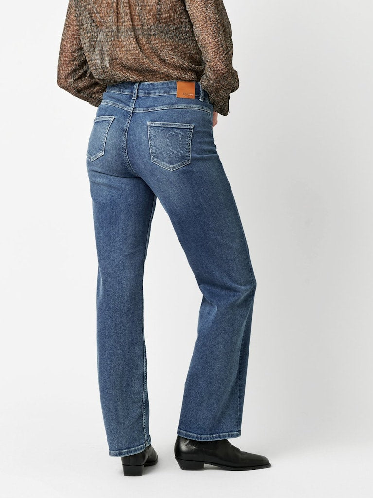 Toni Dress Damen Jeans Blue Bleached A