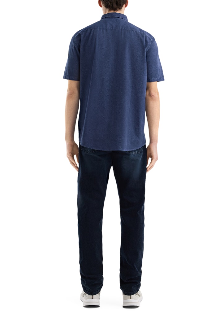 QS by S.Oliver Herren Hemden lang Blue