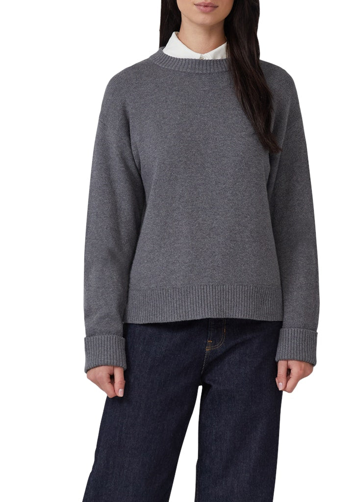 S. Oliver red Damen Pullover Grey/Black